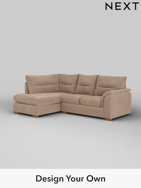 Luxe Chenille/Mid Natural Hayden Highback (H35693) | £1,925