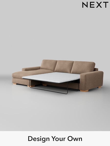 Luxe Chenille/Mid Natural Houghton Deep Relaxed Sit (H35695) | £2,975