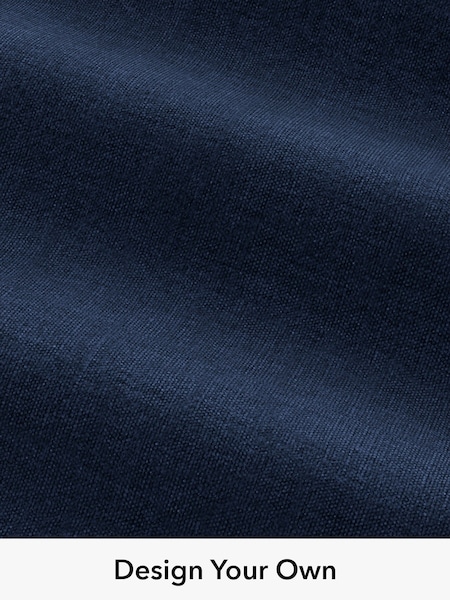 Luxe Chenille/Navy Blue Fabric By Metre (H35703) | £216