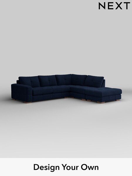 Luxe Chenille/Navy Blue Brooke Deep Sit (H35704) | £2,925