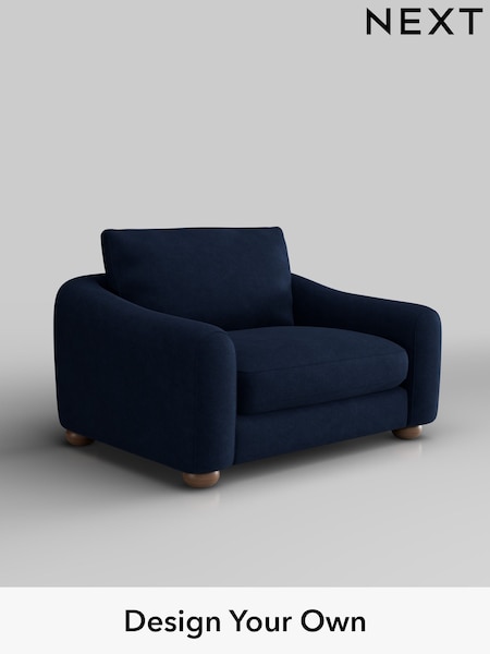 Luxe Chenille/Navy Blue Arches (H35708) | £1,025