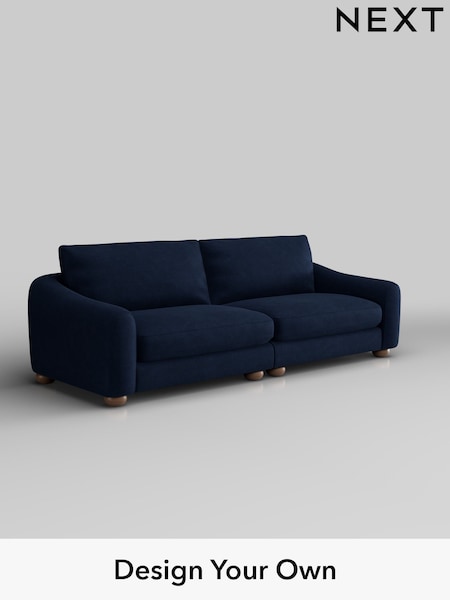 Luxe Chenille/Navy Blue Arches (H35708) | £1,525