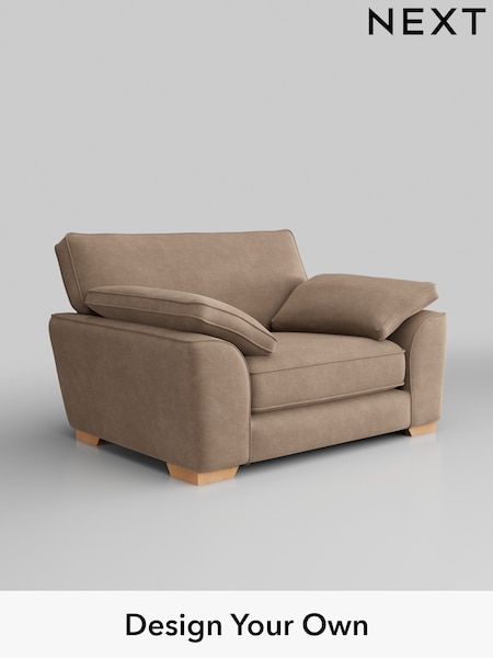 Luxe Chenille/Mid Natural Stamford Grand Relaxed Sit (H35711) | £1,399