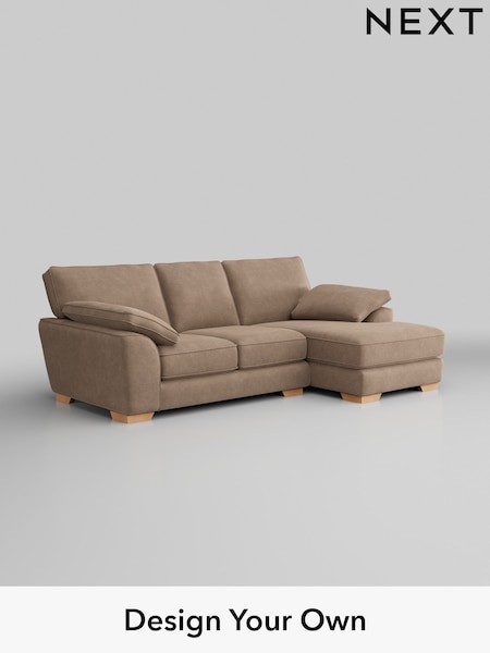 Luxe Chenille/Mid Natural Stamford Grand Relaxed Sit (H35711) | £2,425