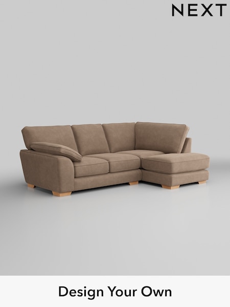 Luxe Chenille/Mid Natural Stamford Grand Relaxed Sit (H35711) | £2,525