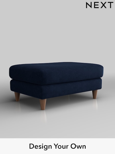 Luxe Chenille/Navy Blue Hartley Relaxed Sit (H35714) | £475