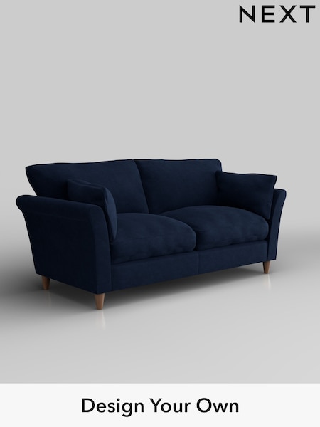 Luxe Chenille/Navy Blue Hartley Relaxed Sit (H35714) | £1,375