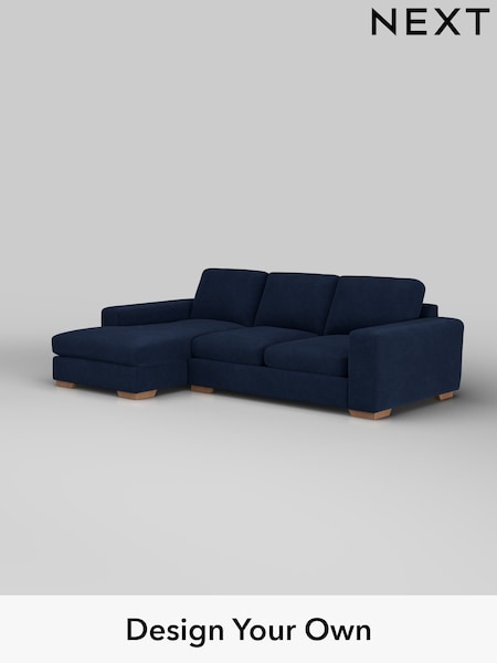 Luxe Chenille/Navy Blue Houghton Deep Sit (H35716) | £2,199