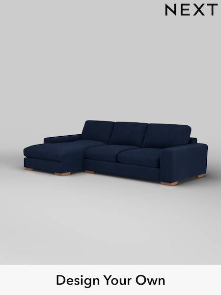 Luxe Chenille/Navy Blue Houghton Deep Sit (H35716) | £2,399