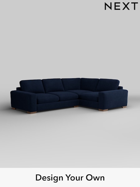 Luxe Chenille/Navy Blue Houghton Deep Sit (H35716) | £2,725