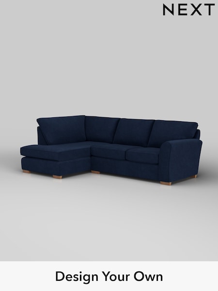 Luxe Chenille/Navy Blue Michigan Ii (H35718) | £1,650