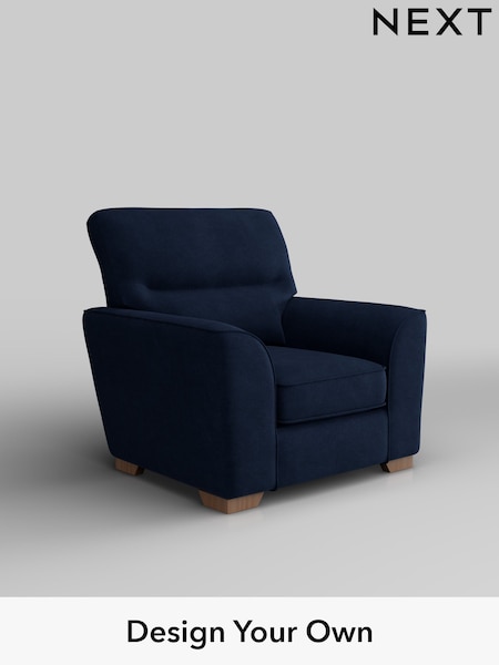 Luxe Chenille/Navy Blue Stamford Highback (H35722) | £899