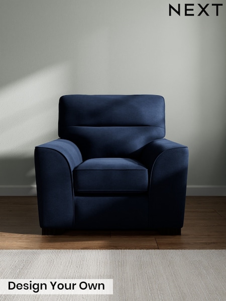 Luxe Chenille/Navy Blue Stamford Highback (H35722) | £899