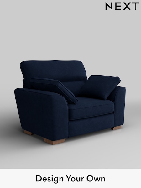 Luxe Chenille/Navy Blue Stamford Highback (H35722) | £999