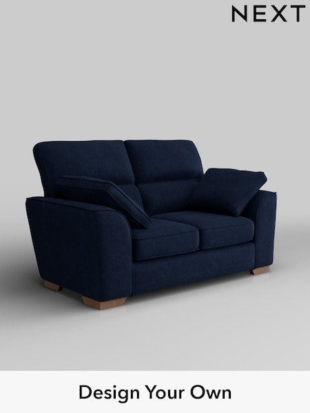 Luxe Chenille/Navy Blue Stamford Highback (H35722) | £1,225