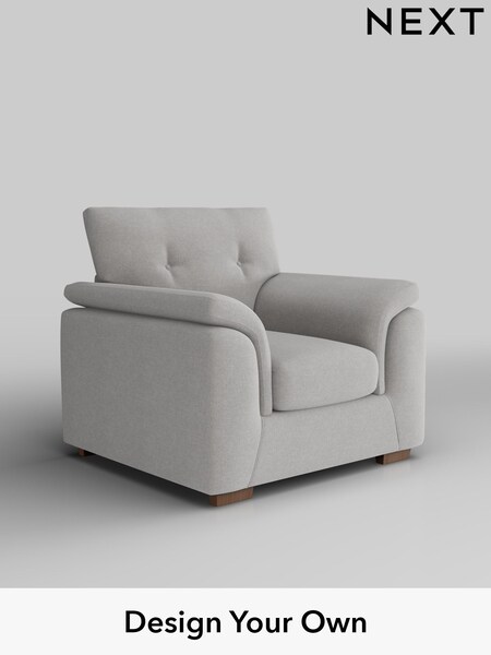 Natural Mix/Light Grey Hayden Buttoned Back (H35727) | £850