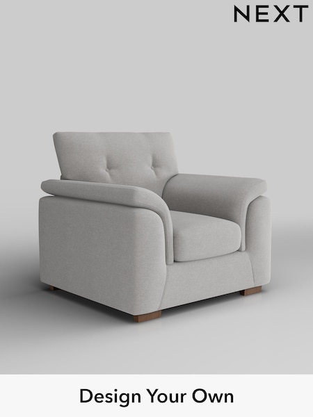Natural Mix/Light Grey Hayden Buttoned Back (H35727) | £850
