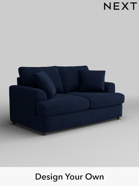 Luxe Chenille/Navy Blue Parker Platform (H35732) | £1,299