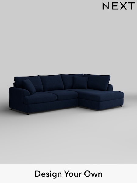 Luxe Chenille/Navy Blue Parker Platform (H35732) | £2,399