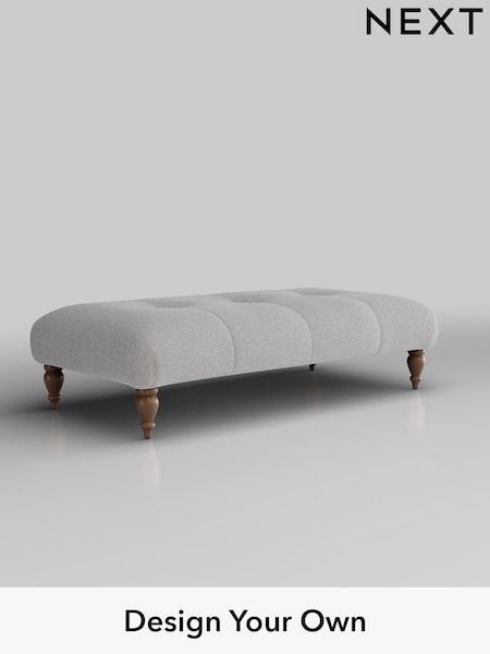 Natural Mix/Light Grey Erin Buttoned Back Deep Sit (H35735) | £550