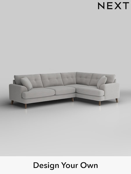 Natural Mix/Light Grey Parker Buttoned Back (H35743) | £2,599