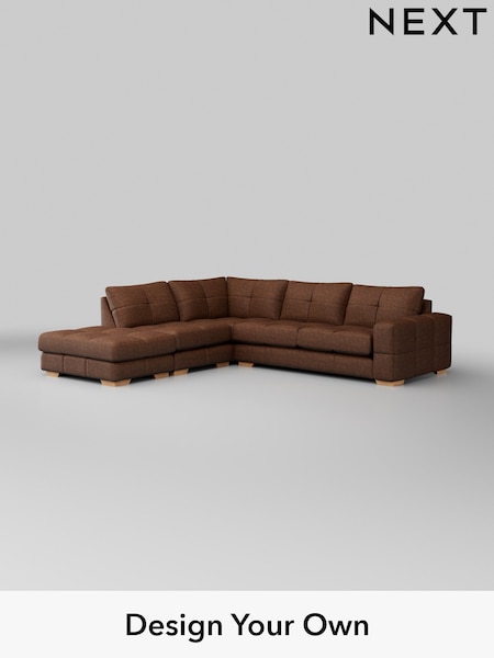 Monza Faux Leather Easy Clean/Chestnut Brown Brooke Deep Sit (H35753) | £2,825