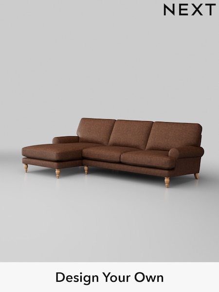 Monza Faux Leather Easy Clean/Chestnut Brown Erin Deep Relaxed Sit (H35754) | £1,975