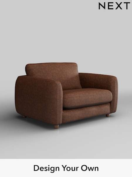 Monza Faux Leather Easy Clean/Chestnut Brown Aiden (H35756) | £925
