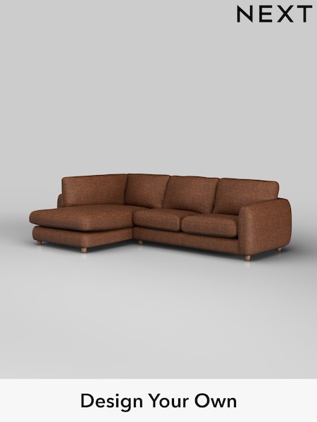 Monza Faux Leather Easy Clean/Chestnut Brown Aiden (H35756) | £1,825