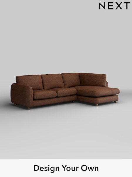 Monza Faux Leather Easy Clean/Chestnut Brown Aiden (H35756) | £1,825