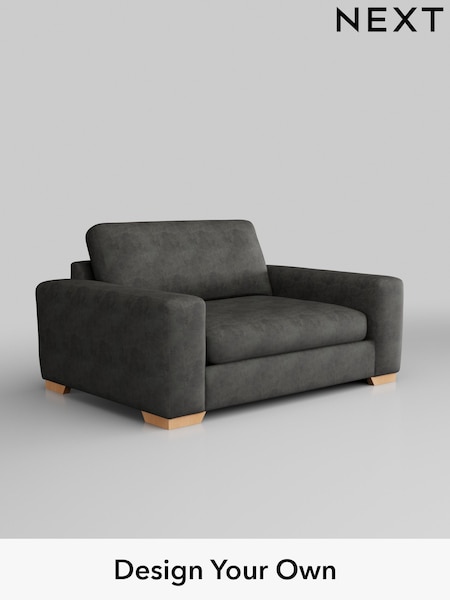 Monza Faux Leather Easy Clean/Dark Grey Houghton Deep Sit (H35762) | £1,175