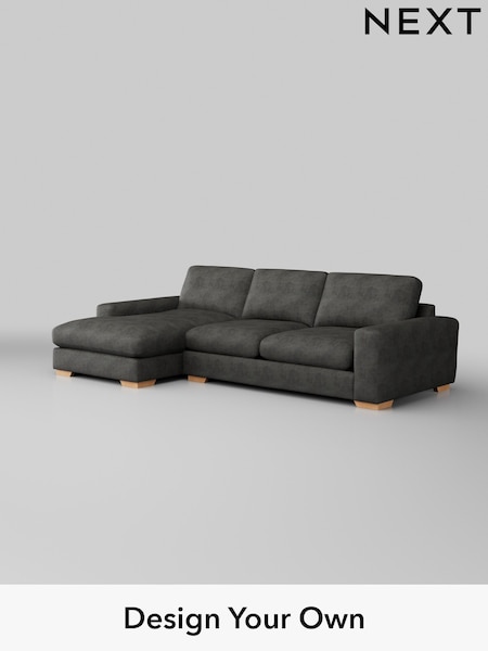 Monza Faux Leather Easy Clean/Dark Grey Houghton Deep Sit (H35762) | £2,250