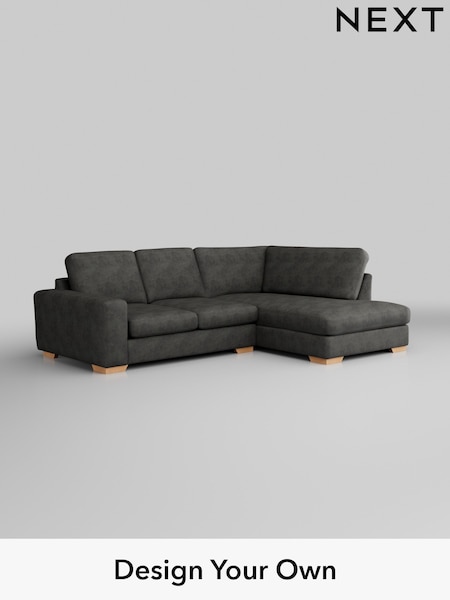 Monza Faux Leather Easy Clean/Dark Grey Houghton Deep Sit (H35762) | £2,099