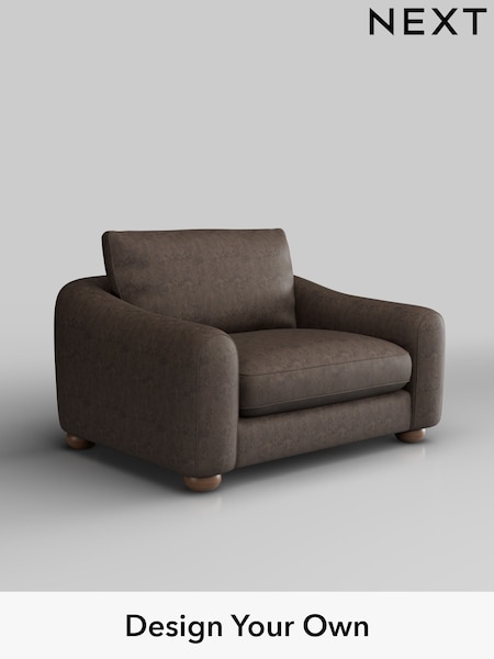 Monza Faux Leather Easy Clean/Peppercorn Brown Arches (H35769) | £925