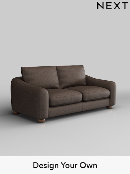 Monza Faux Leather Easy Clean/Peppercorn Brown Arches (H35769) | £1,225