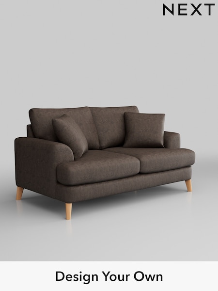Monza Faux Leather Easy Clean/Peppercorn Brown Parker (H35772) | £1,275