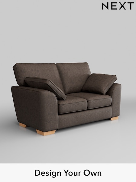 Monza Faux Leather Easy Clean/Peppercorn Brown Stamford (H35774) | £1,050