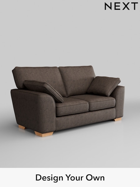 Monza Faux Leather Easy Clean/Peppercorn Brown Stamford (H35774) | £1,150