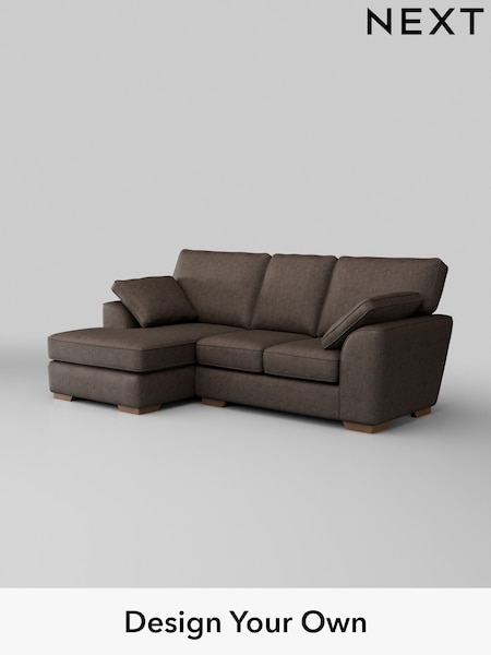 Monza Faux Leather Easy Clean/Peppercorn Brown Stamford (H35774) | £1,699