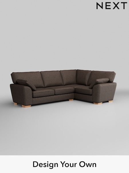 Monza Faux Leather Easy Clean/Peppercorn Brown Stamford (H35774) | £2,075