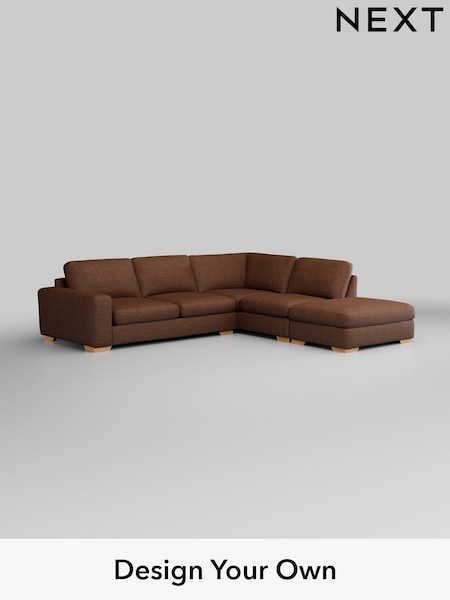 Monza Faux Leather Easy Clean/Chestnut Brown Houghton Deep Sit (H35778) | £2,599