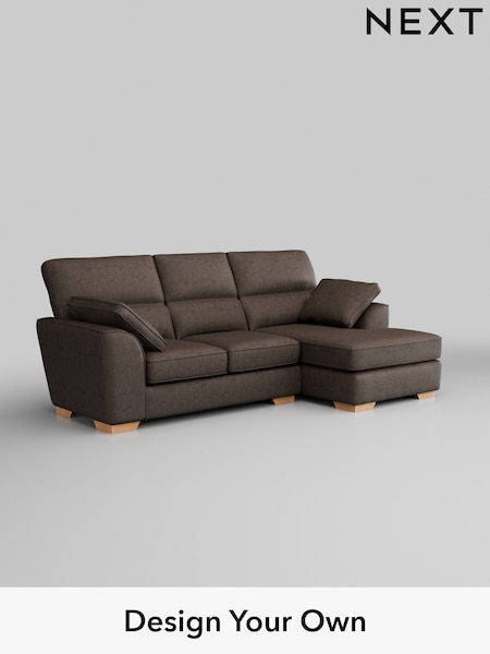 Monza Faux Leather Easy Clean/Peppercorn Brown Stamford Highback (H35780) | £1,875