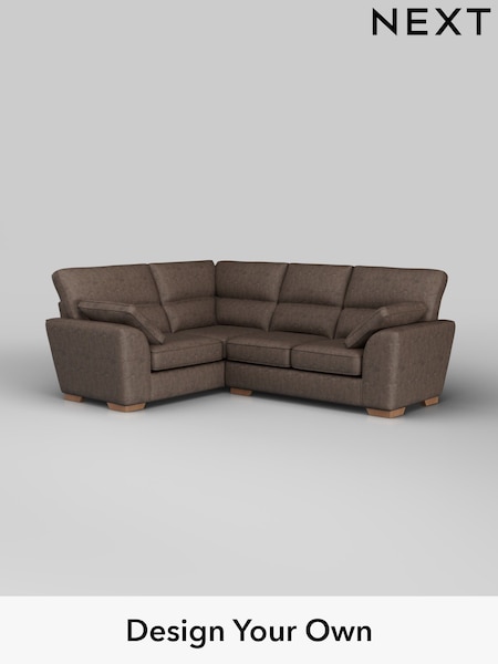 Monza Faux Leather Easy Clean/Peppercorn Brown Stamford Highback (H35780) | £2,150