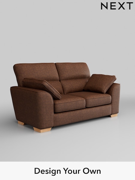 Monza Faux Leather Easy Clean/Chestnut Brown Stamford Highback (H35781) | £1,199