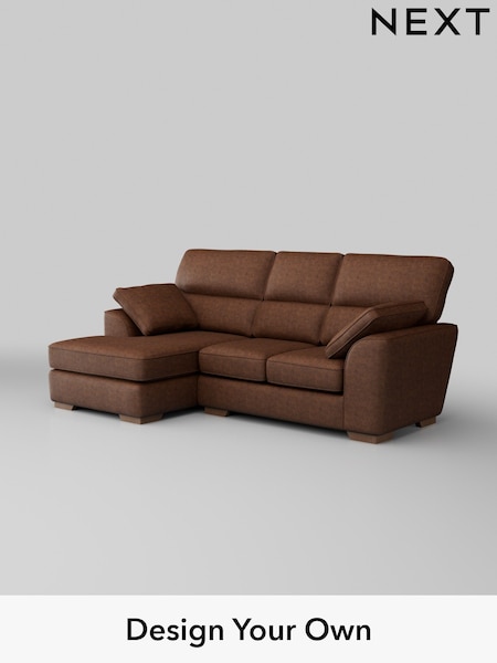 Monza Faux Leather Easy Clean/Chestnut Brown Stamford Highback (H35781) | £2,025