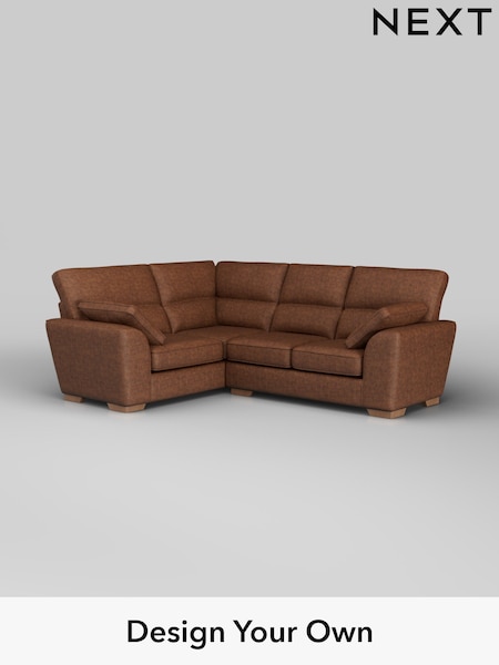 Monza Faux Leather Easy Clean/Chestnut Brown Stamford Highback (H35781) | £2,150