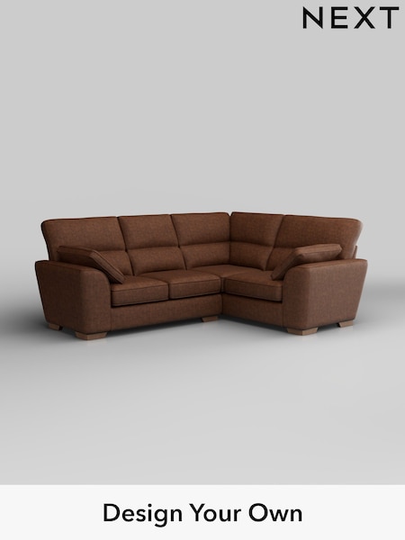 Monza Faux Leather Easy Clean/Chestnut Brown Stamford Highback (H35781) | £2,150