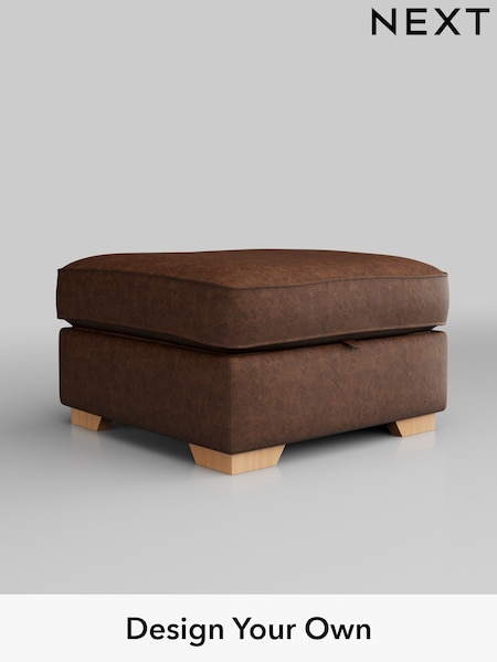 Monza Faux Leather Easy Clean/Chestnut Brown Stamford Grand Relaxed Sit (H35782) | £499