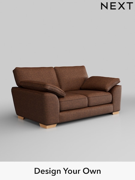 Monza Faux Leather Easy Clean/Chestnut Brown Stamford Grand Relaxed Sit (H35782) | £1,625