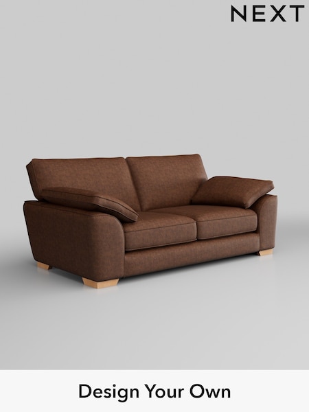 Monza Faux Leather Easy Clean/Chestnut Brown Stamford Grand Relaxed Sit (H35782) | £1,725